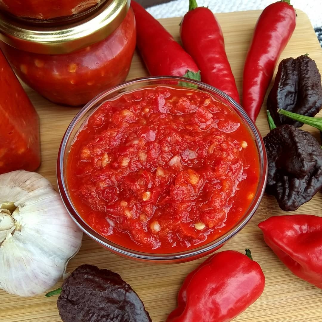 Гостренька приправа "Кочі" на зиму з 3 інгредієнтів - супер рецепт! Просто, швидко і БЕЗ термічної обробки!