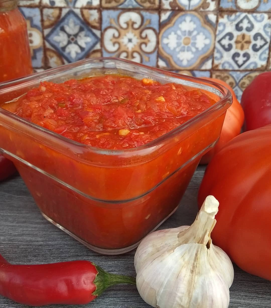 В магазині такого не купиш! Найсмачніший томатний соус "Айвар" на зиму - відмінний до м'яса і не тільки!