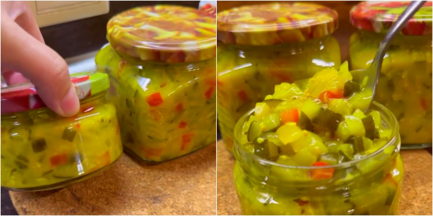 Зробила на пробу і вже з'їли! Готую наступну партію! Огірково-гірчичний соус "Реліш" на зиму