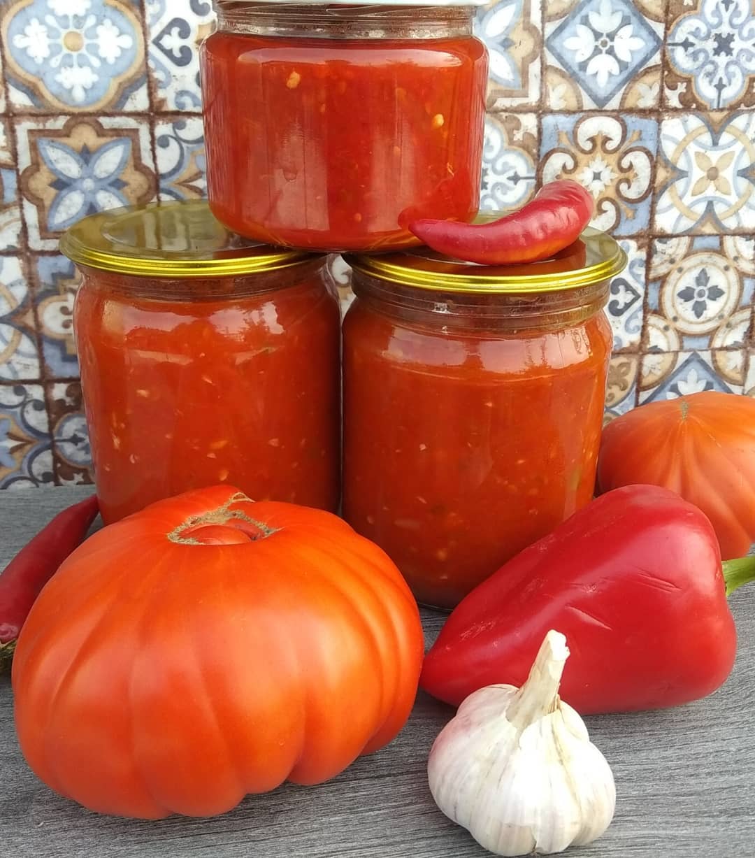 В магазині такого не купиш! Найсмачніший томатний соус "Айвар" на зиму - відмінний до м'яса і не тільки!