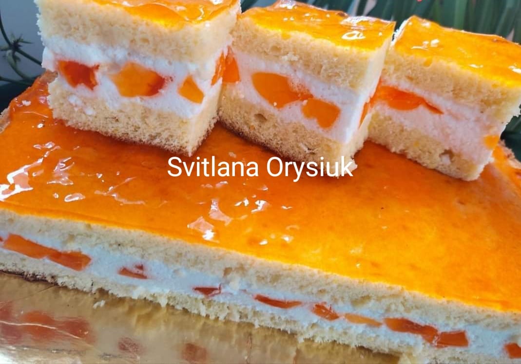 Смачний, легкий, ніжний тортик з желе за чудовим рецептом української господині