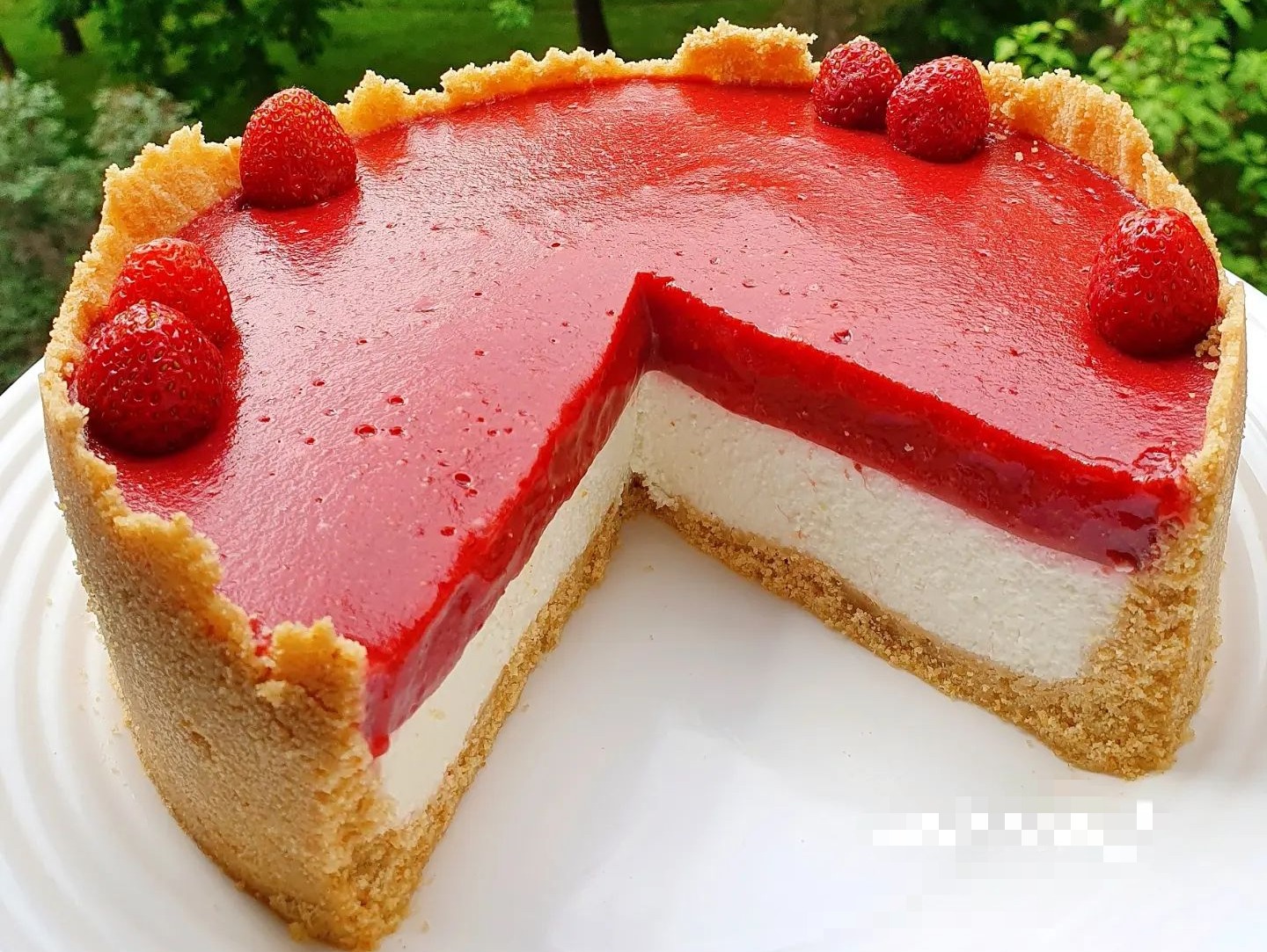 Найніжніший сирний тортик з ягодами - простий рецепт без випічки! Полуничний чізкейк, що тане в роті!