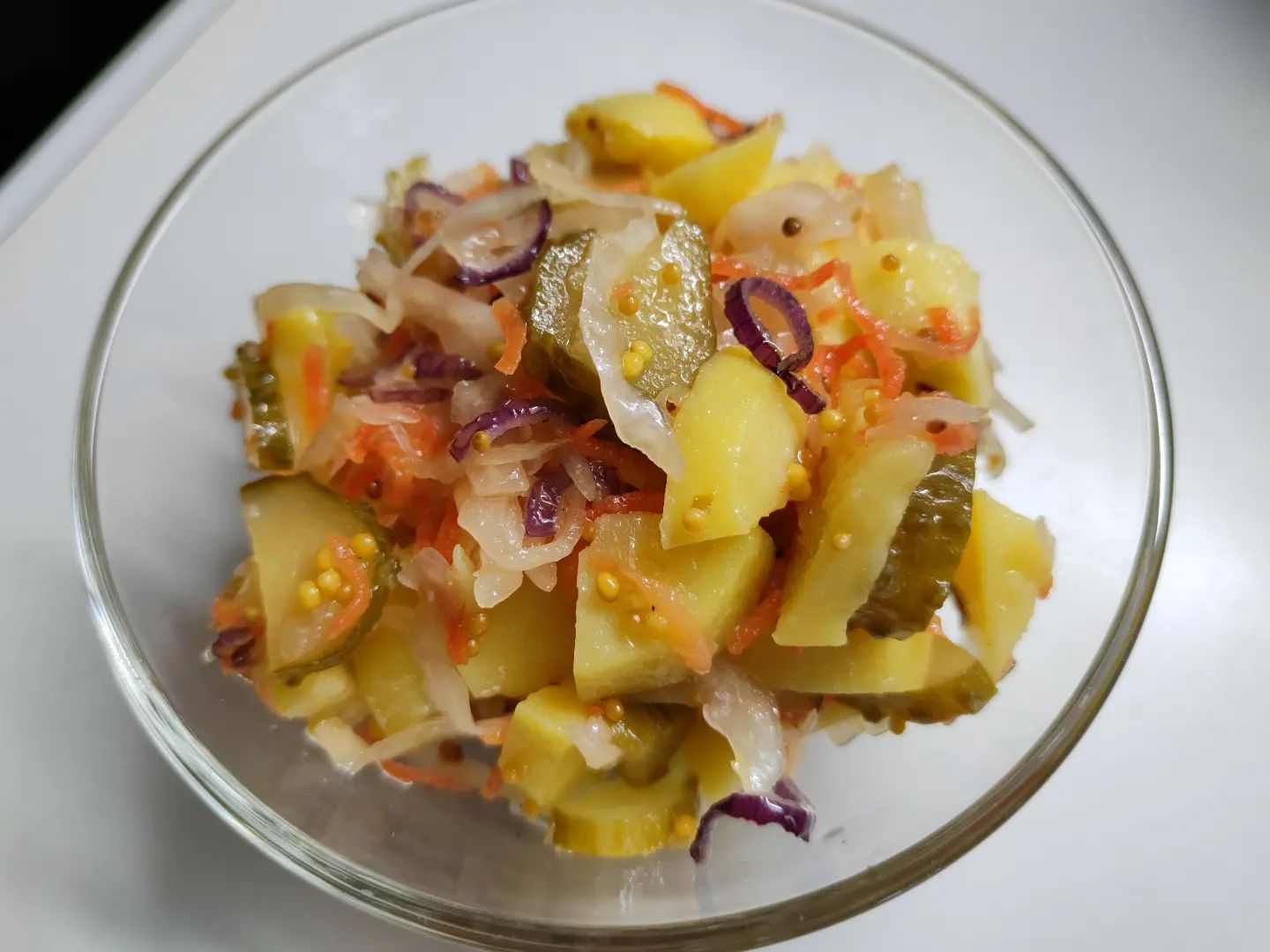 Німецький картопляний салат БЕЗ м'яса і риби - простий рецепт смачного і корисного салатику