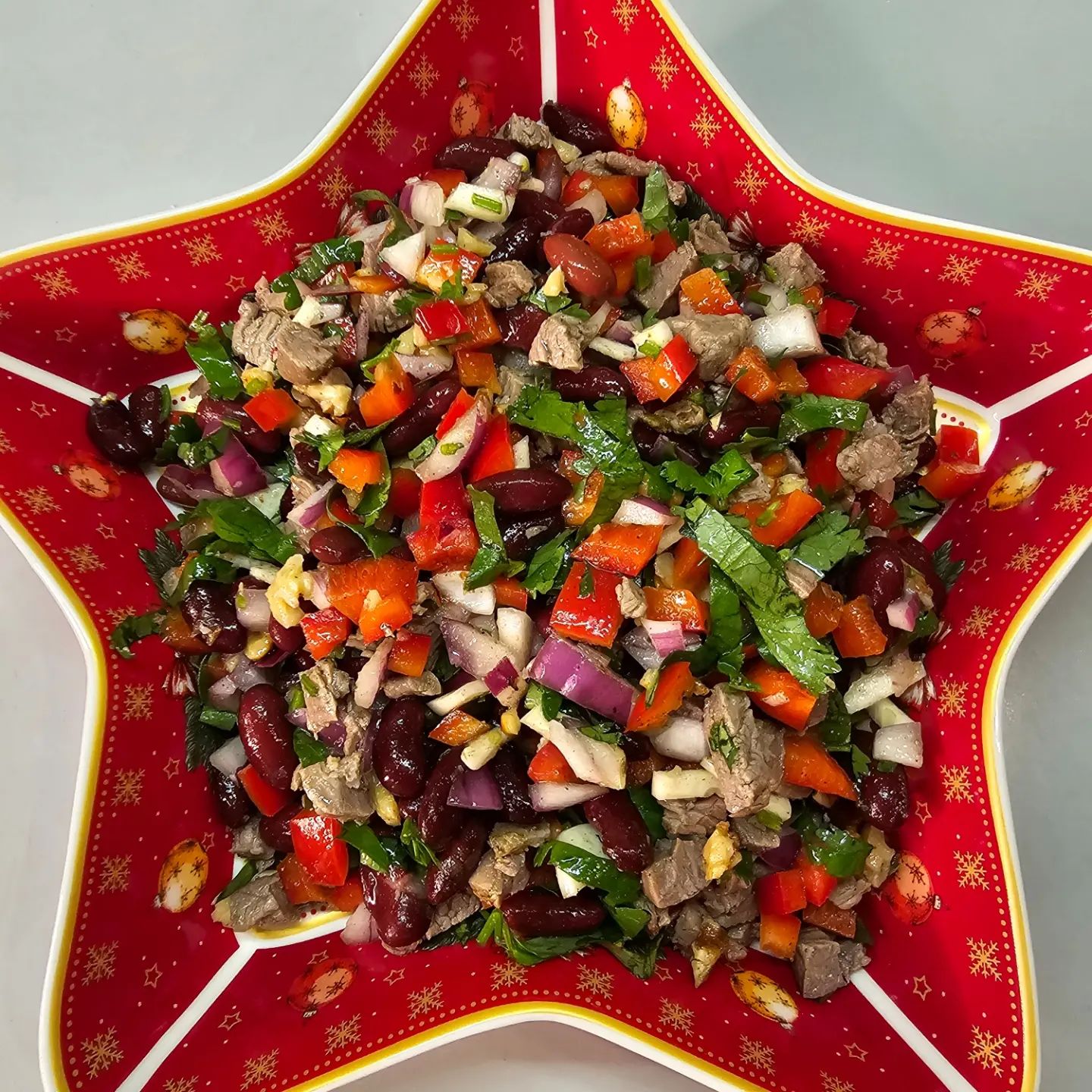 Цей салатик став нашим улюбленцем та частим гостем на столі! Салат "Тбілісі" з квасолею БЕЗ майонезу