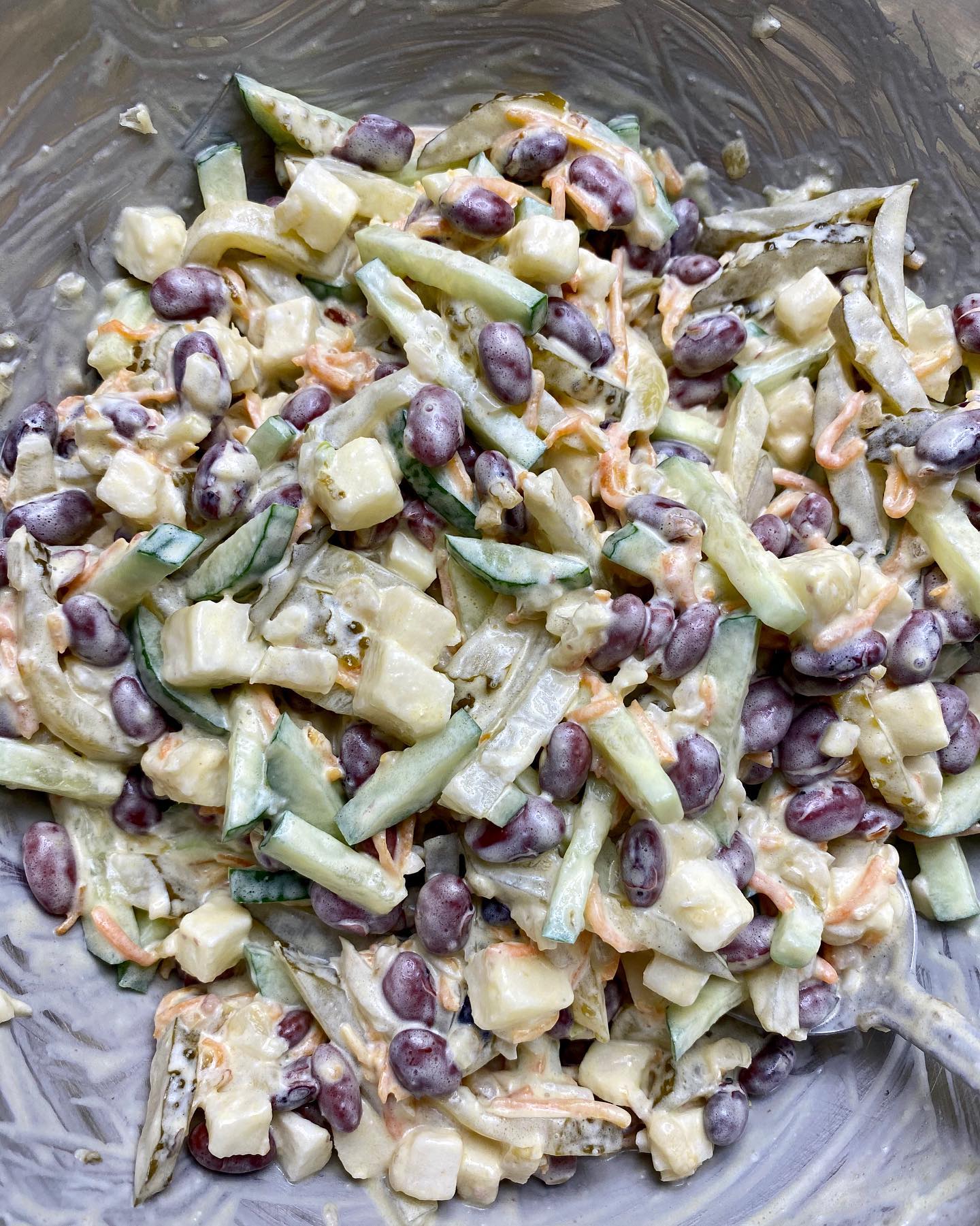 Один із улюблених салатів! Він без риби, без м'яса, і з дуже доступних продуктів! Подаю на будь-який стіл!