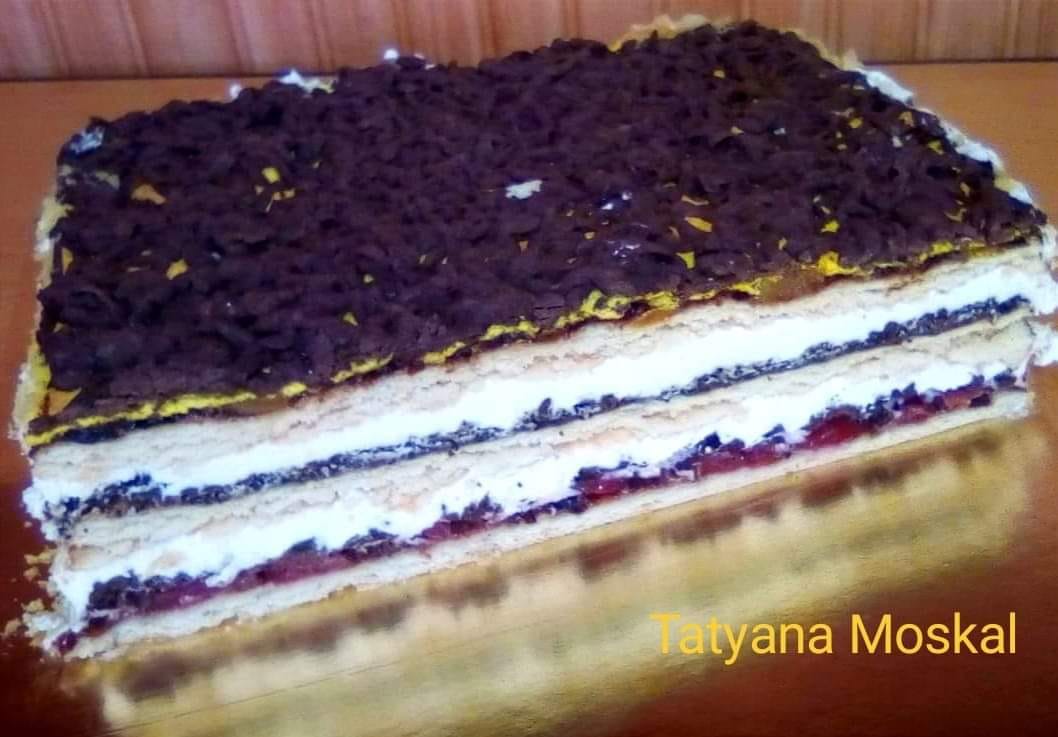 Пляцок "Вишиванка" за рецептом української господині. Це дуже смачна, приваблива випічка, що прикрасить будь-який стіл!