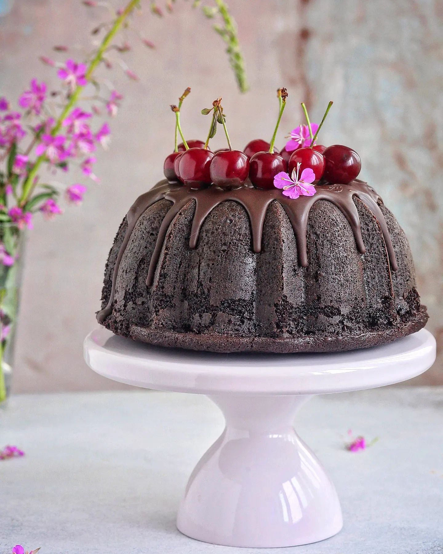 Божественно смачний КЕКС, що замінить будь-який торт! Ароматне, шоколадне тісто, вишні і сирна начинка - це неймовірна смакота!