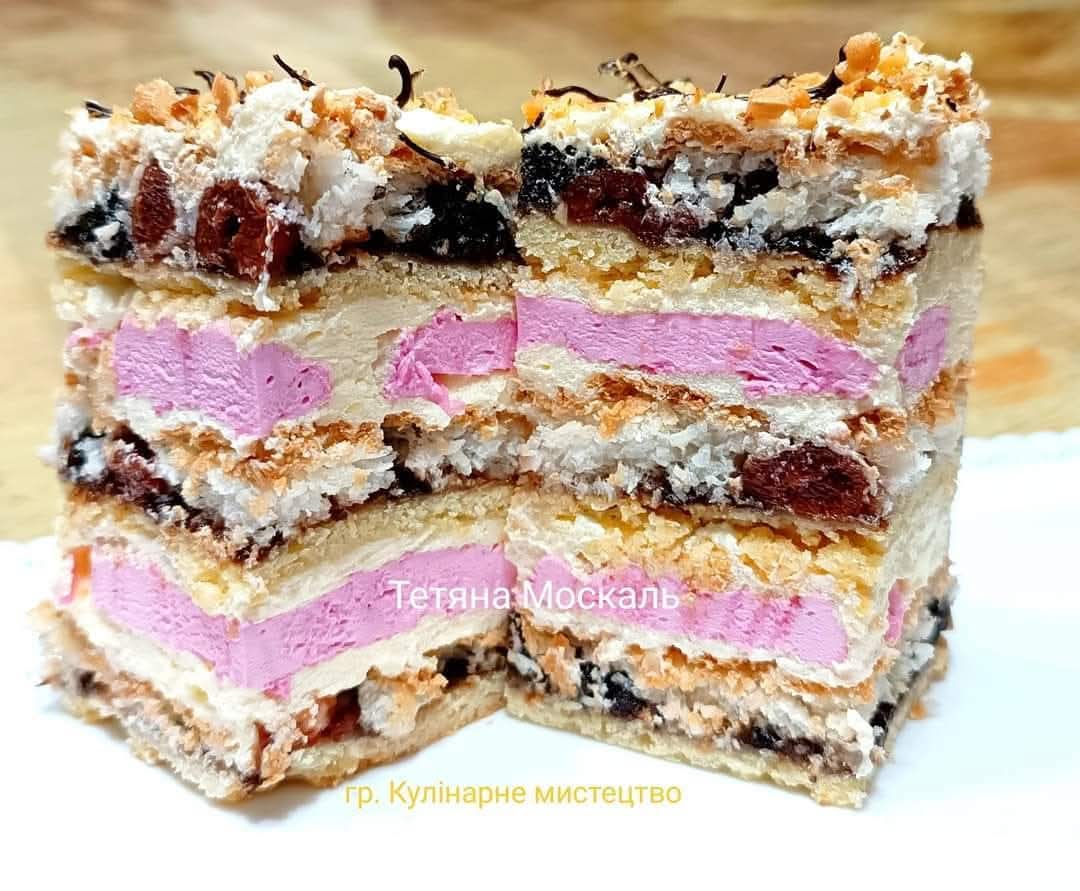 Шикарний пляцок, що радує око! Мак, кокос, вишня - це щось неймовірне! Перевірений рецепт від української господині