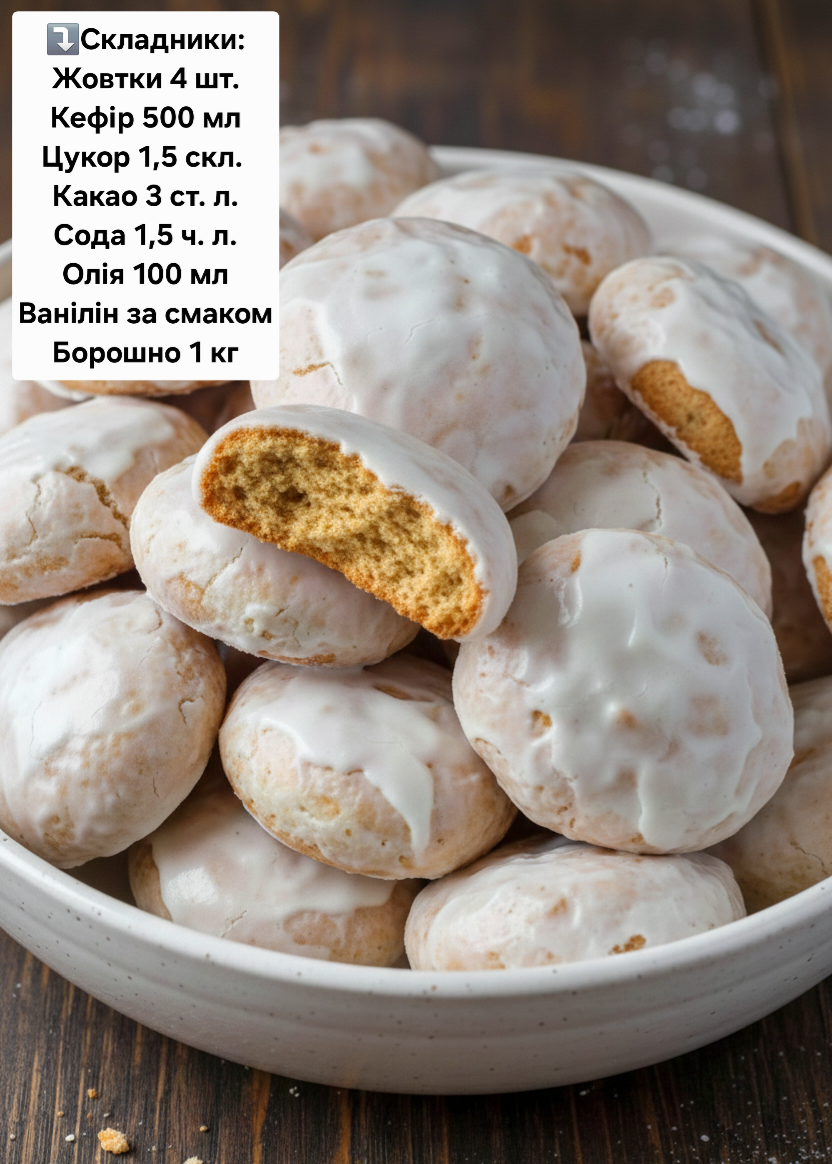 Не спішіть викидати залишки КЕФІРУ з холодильника, а спечіть пряники «як у дитинстві»