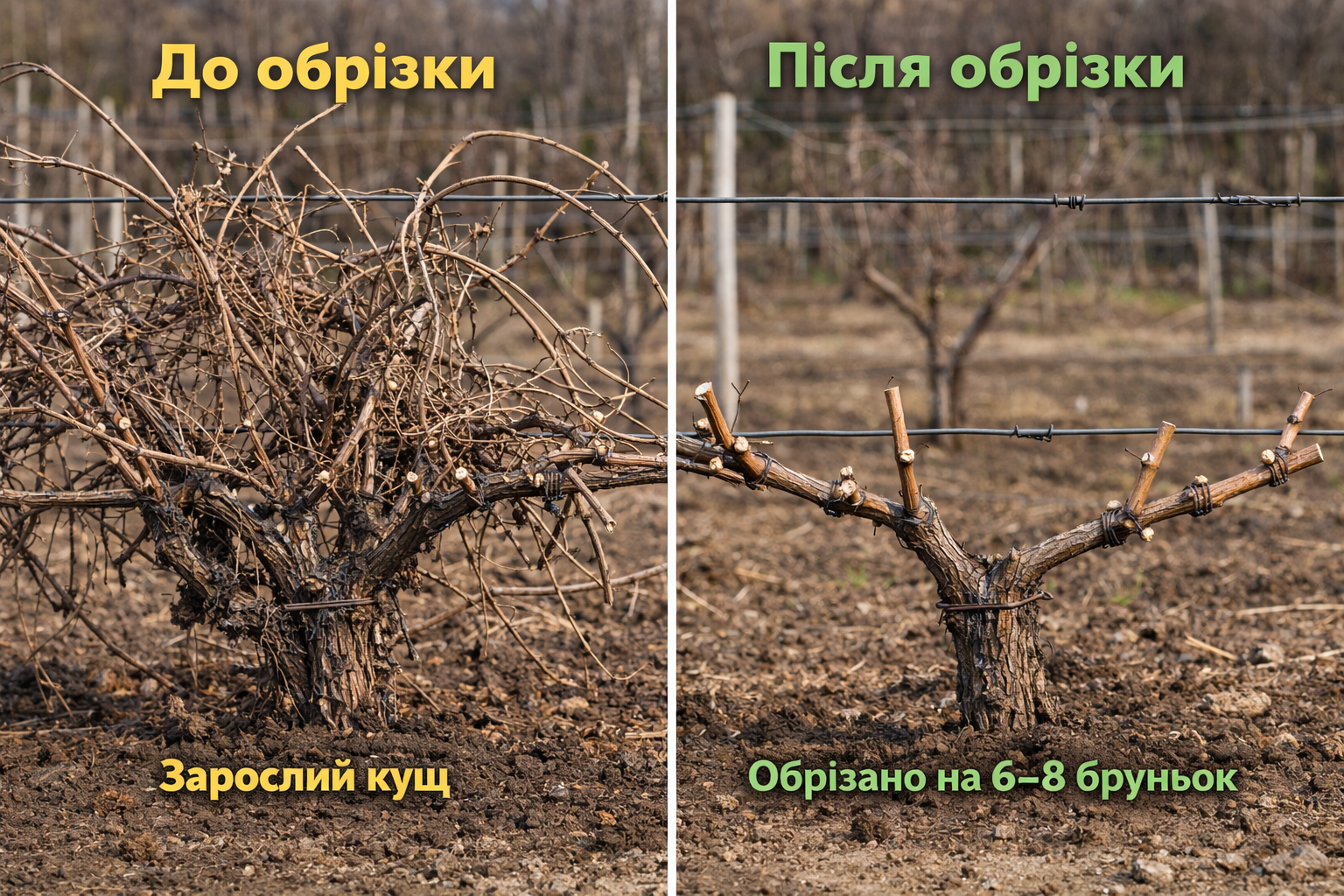 90% людей обрізають виноград неправильно! Ось, що потрібно робити ранньою весною, щоб були великі, солодкі і налиті грона!
