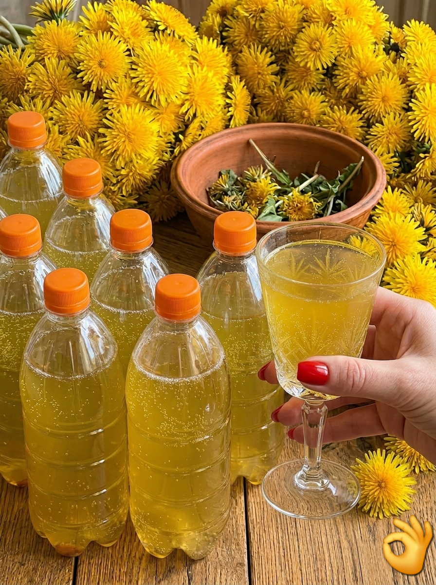 В сезон робою по 100 пляшок і мало! Квас з кульбаби - це дуже смачно і корисно! Освіжаючий напій, що подобається всім!