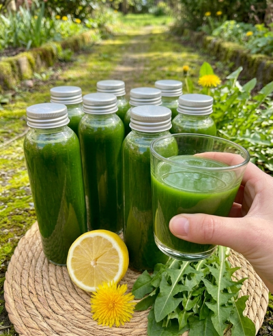 Спробуйте і Ви здивуєтесь, як покращиться Ваш стан! Справжній хлорофіл з кульбаби: "золотий еліксир" життя під Вашими ногами!