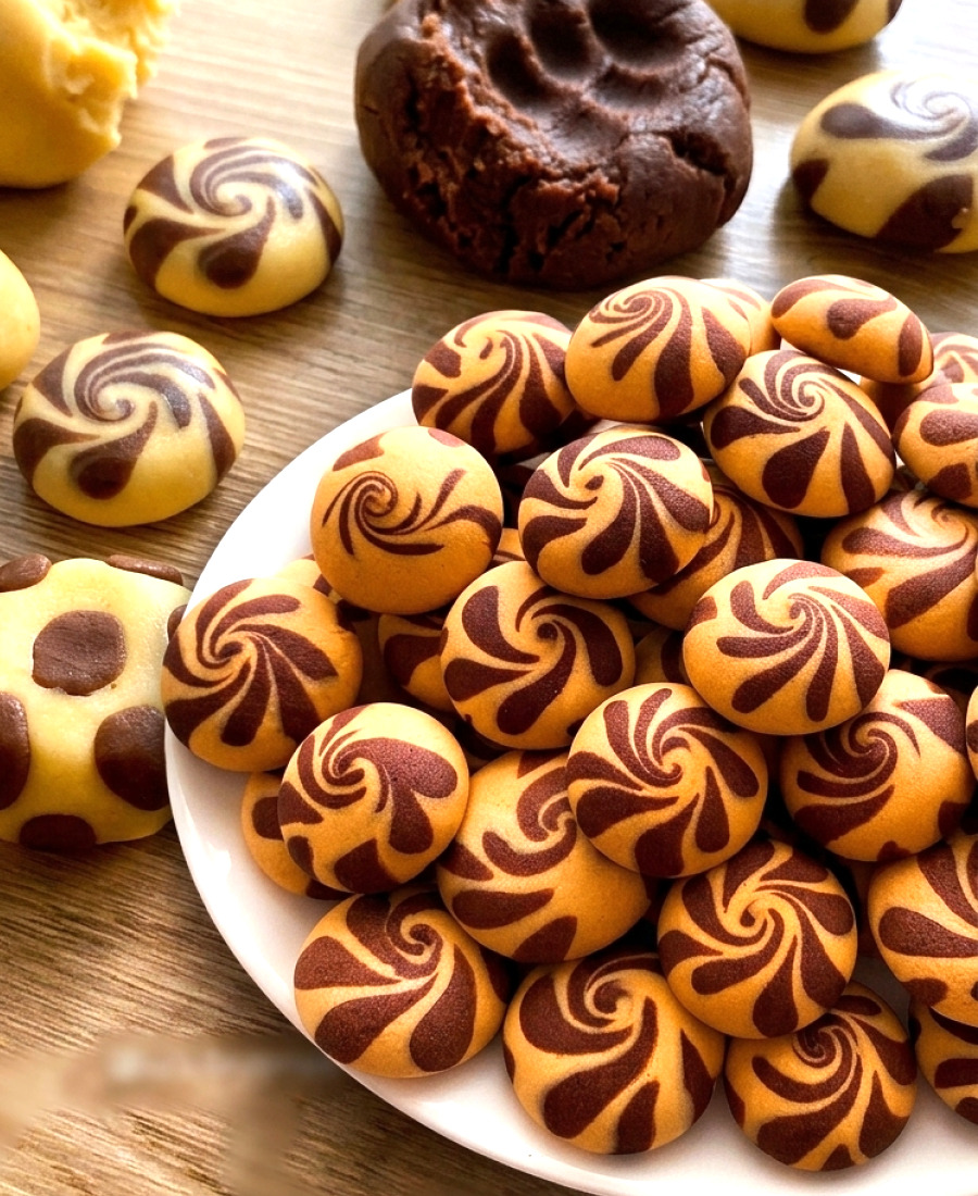 Домашнє печиво “Флюгер” – показую, як за допомогою простих рухів зробити дуже красивий візерунок на випічці (БЕЗ форми)