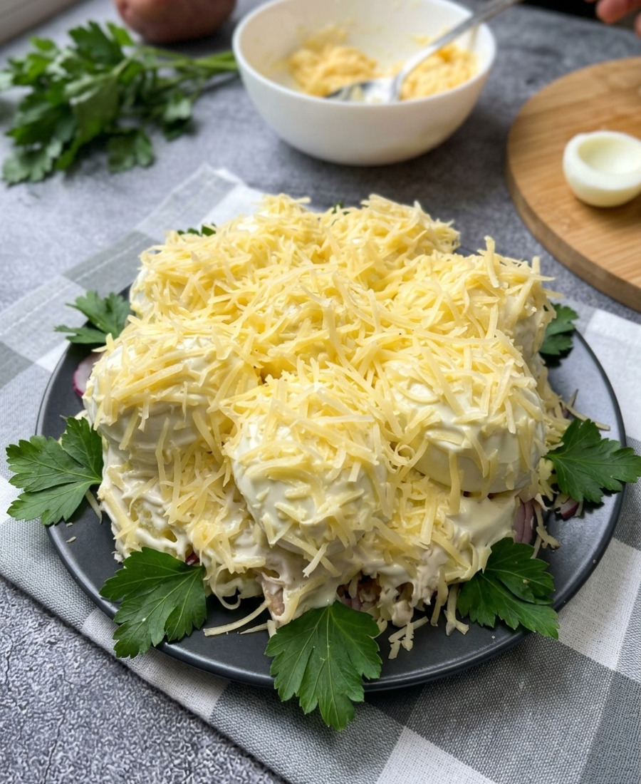 Картопляний салат: ситна святкова страва, яку ви ще точно не куштували – незвичайний та бюджетний рецепт