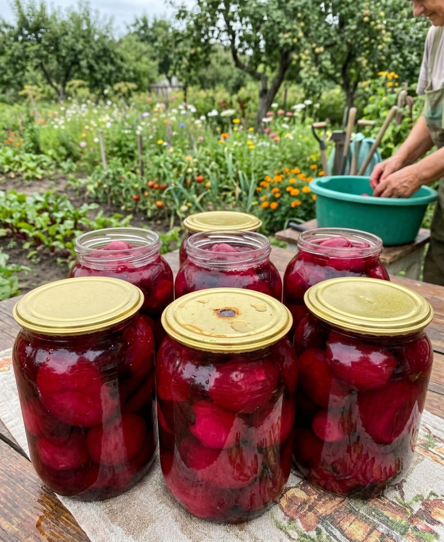 Маринований буряк цілком, який підходить до всього, чи до салатів чи як заправка: тому маленькі бурячки ніколи не викидаю, а готую з них ідеальну заготовку на зиму