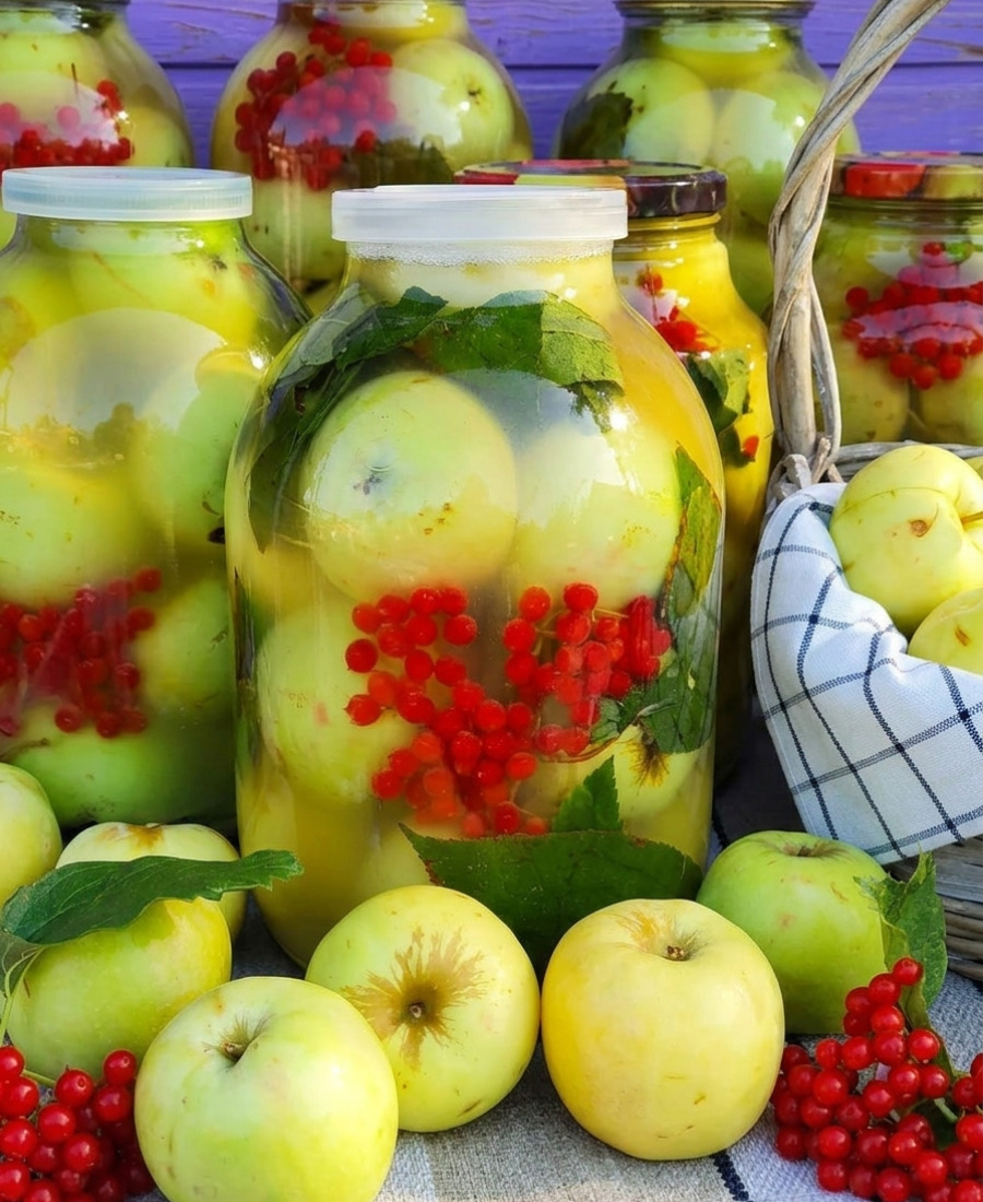 Мочені яблука на зиму – той самий рецепт, за яким готували наші бабусі! Це найсмачніші яблука, які я їла!