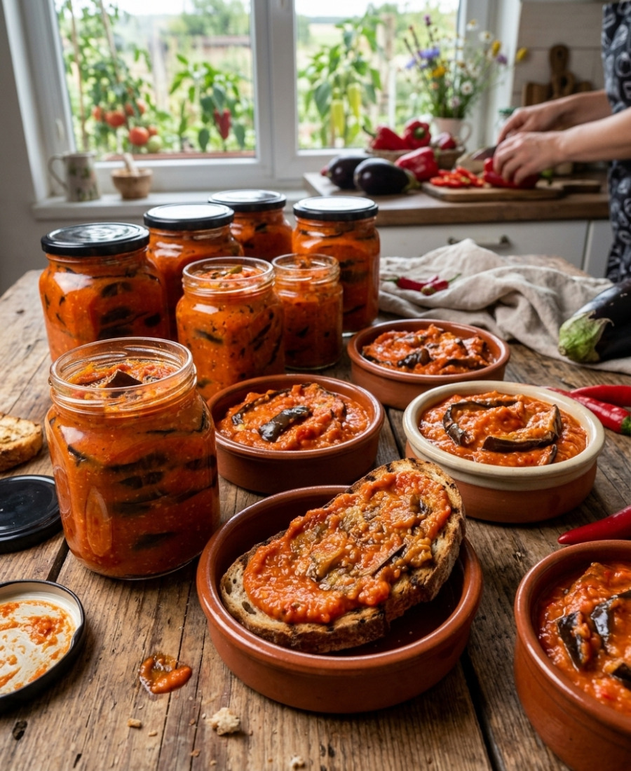 “Перцевий баклажан” на зиму: закуска із баклажанів на будь-який стіл – дуже смачно і баночки “зимують” у шафі