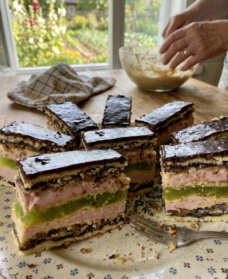 fb plyatsok smarahdovyy vechir na osnovi pisochnoho tista iz yablukamy makom horihamy i zhele 121107