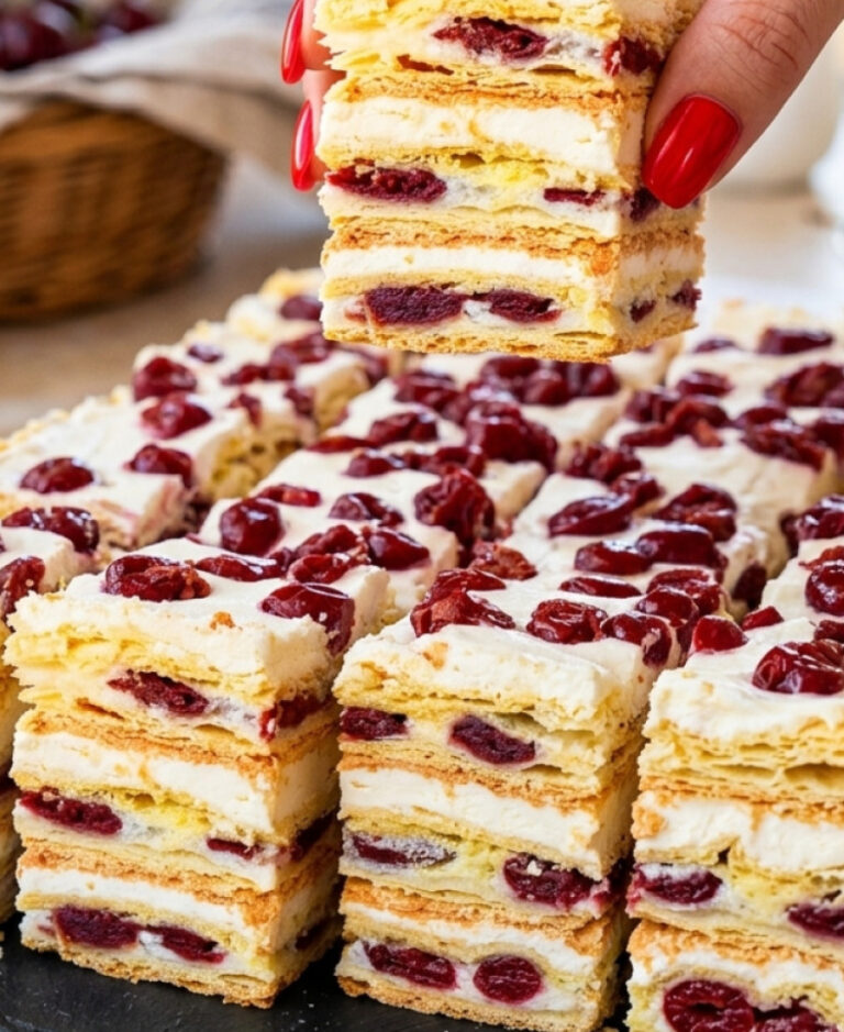 fb rozkishnyy vyshnevyy plyatsok iz zavarnym kremom smachnyy ta sokovytyy duzhe prosto hotuetsya 86076