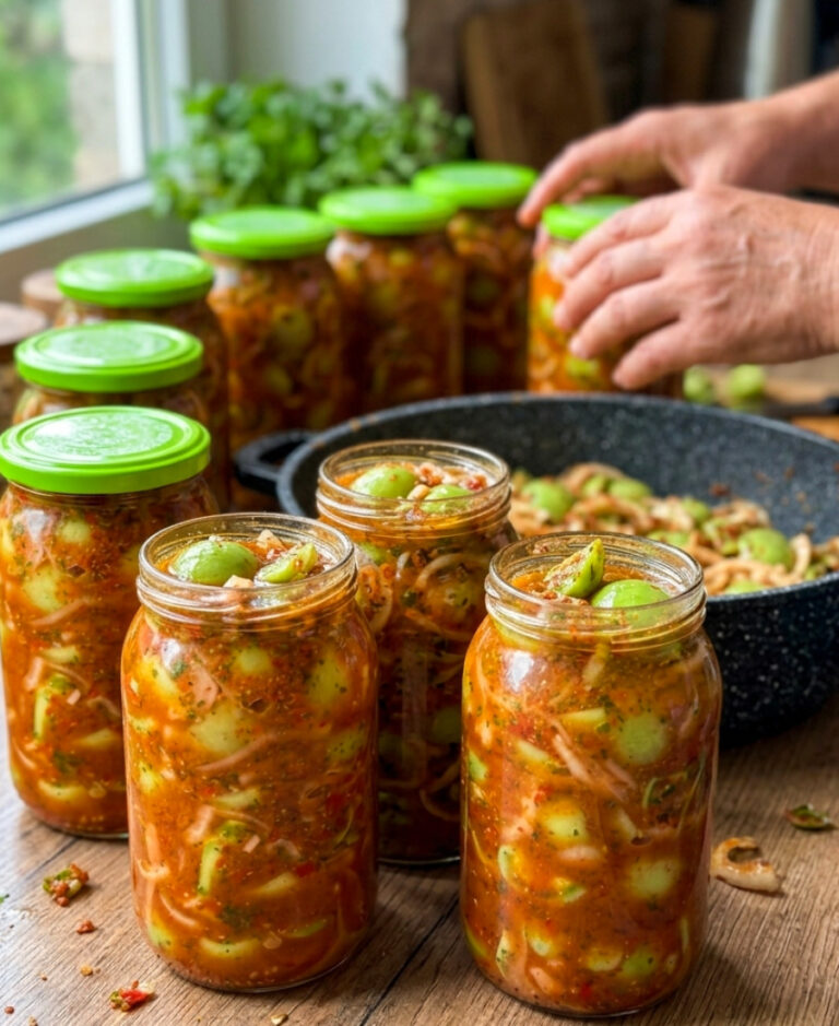 fb salat iz zelenyh pomidoriv na zymu po hruzynsky vyhodyat duzhe smachni v miru hostrenki i zberihayutsya bez holodylnyka 19743