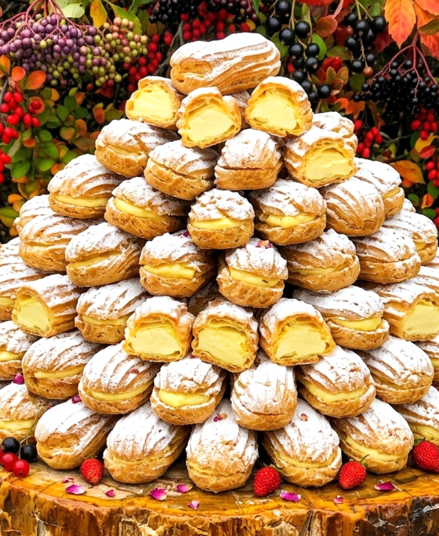 Смачніше моїх еклерів не їла, повірте мені! Ідеальні еклери із найпростішим і найсмачнішим кремом Шарлотт – рецепт, який вийде у кожного і з першого разу!