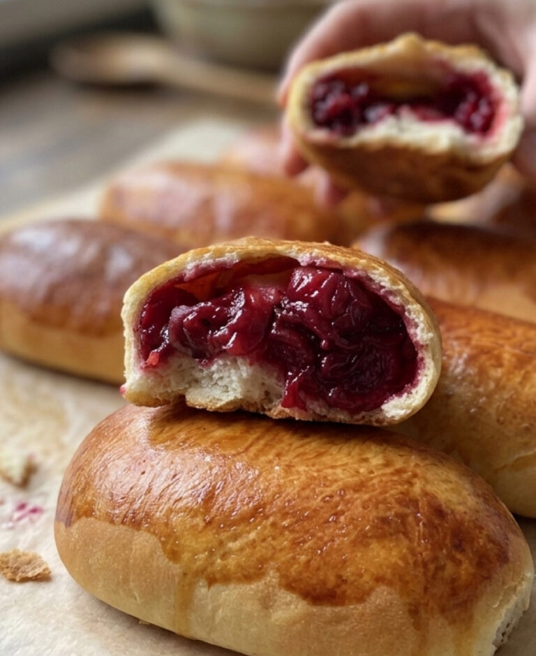 fb solodki pecheni pyrizhky z vyshnyamy lyublyu koly tonenke drizhdzhove tisto i bahato sokovytoi nachynky 124739