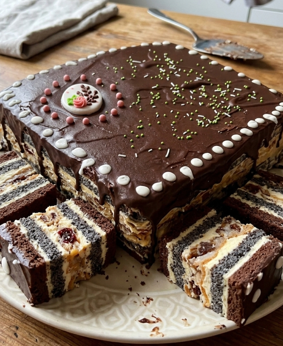 Торт “Княжа доба” від української господині: неймовірно красивий та смачний пляцок до будь-якого свята