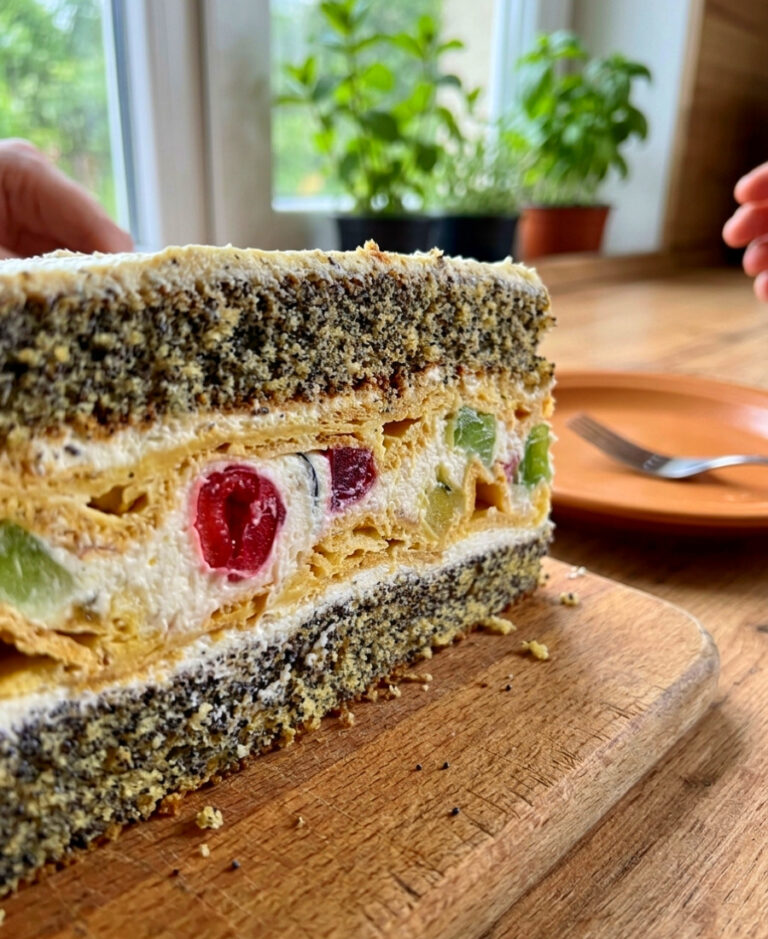 fb tse prosto zahvat rozkishnyy plyatsok vid ukrainskoi hospodyni makovi korzhi korzh ekler i nizhnyy vershkovyy krem iz zhele 122552