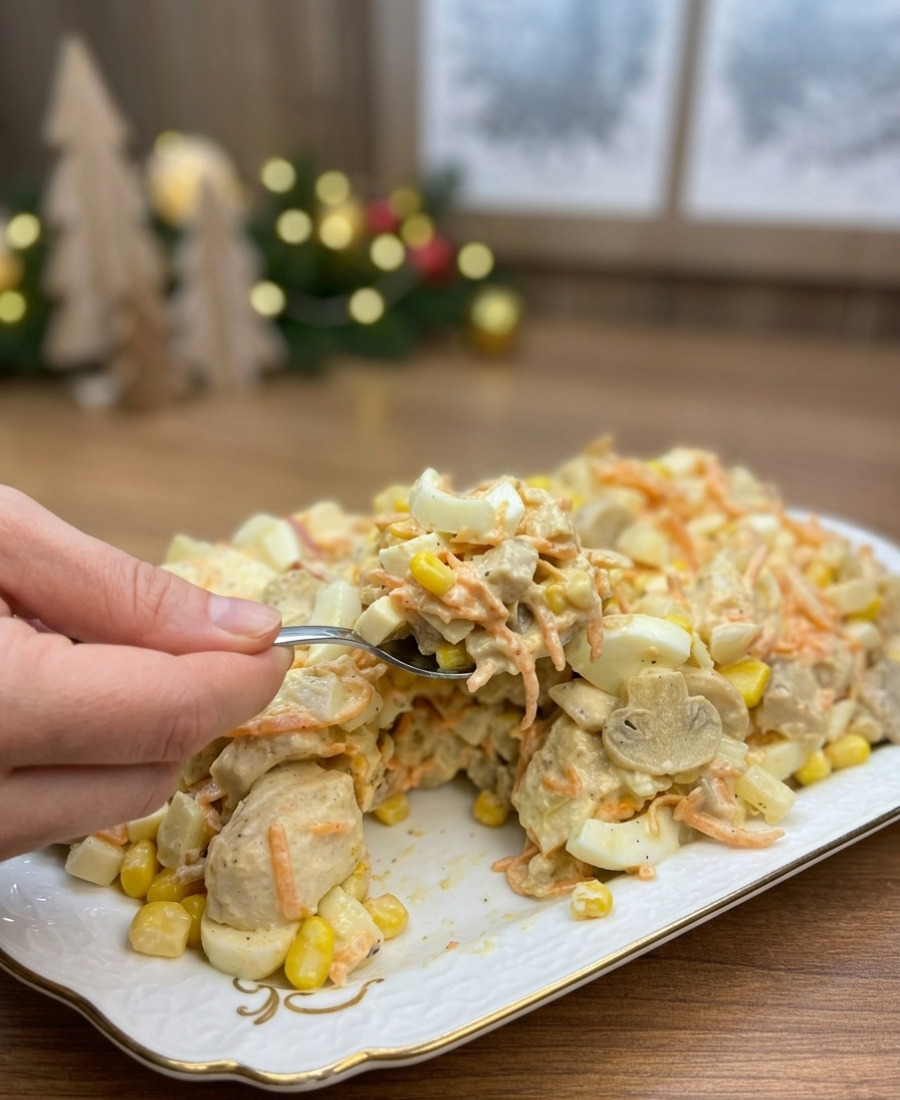 Він став моїм фаворитрм! Салат з маринованими грибами – це так смачно, що неможливо втриматись!