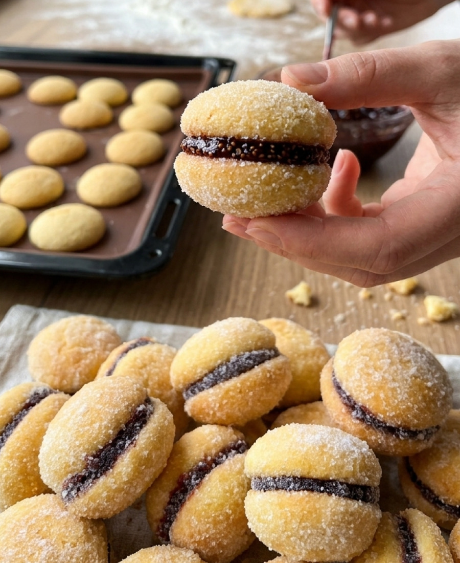 Всього лише 4 інгредієнти! Ніжне і смачне печиво до чаю “Абрикоси” – простий і швидкий рецепт БЕЗ ЯЄЦЬ!