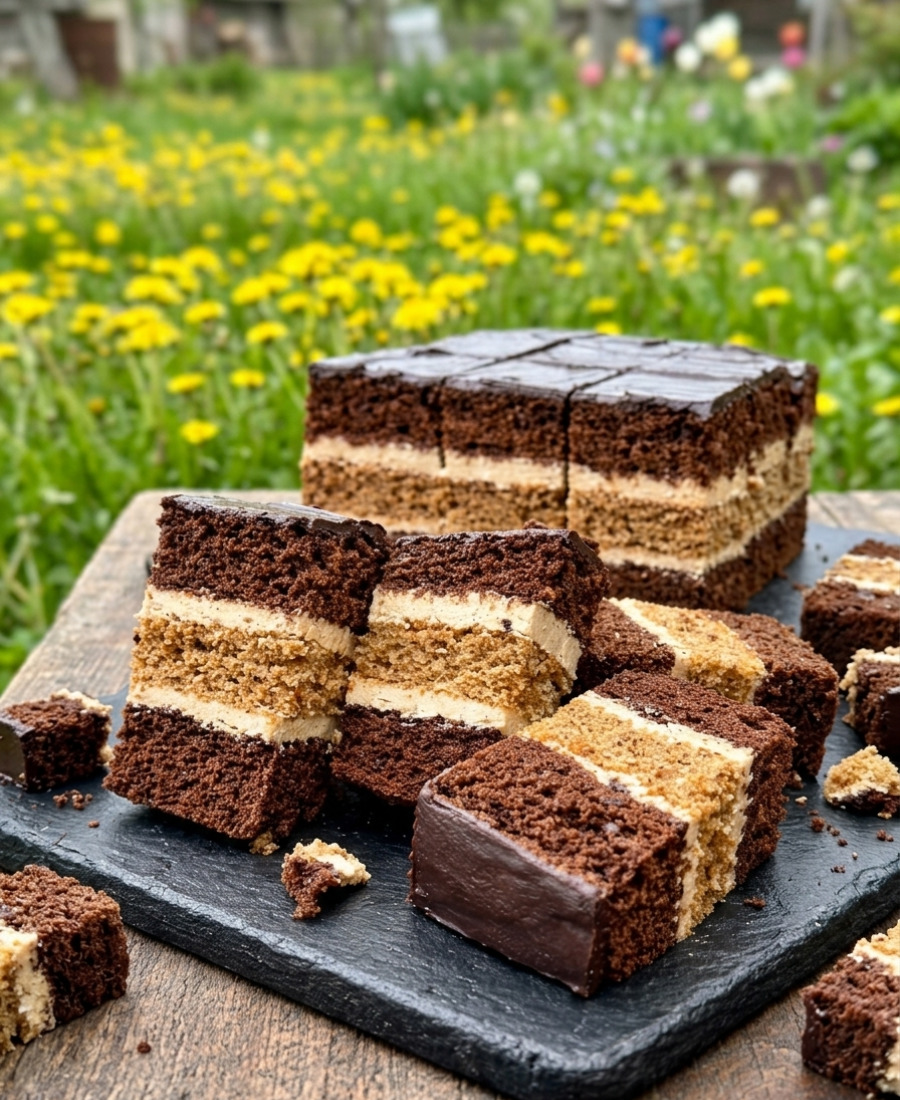 Я й не думала, що це так просто, а результат шикарний! Пляцок з горіховим та кавовим смаком – смачно дуже!
