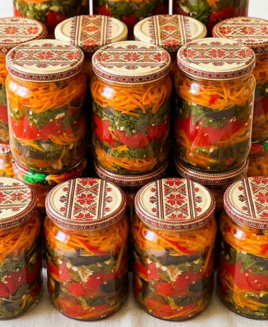 Дуже смачні баклажани з овочами на зиму: зробіть таку закуску хоч раз і ви вже не відмовитеся від неї ніколи