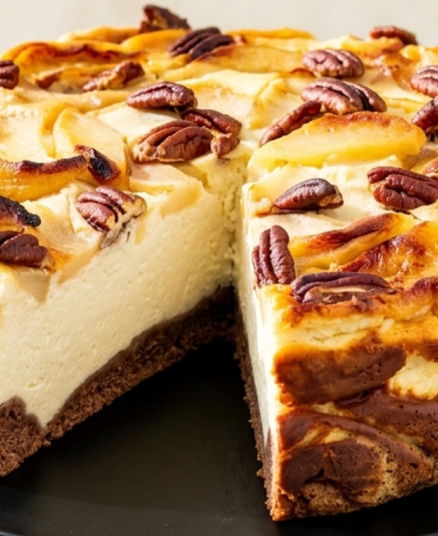 Сирник із яблуками – простий та дуже смачний рецепт