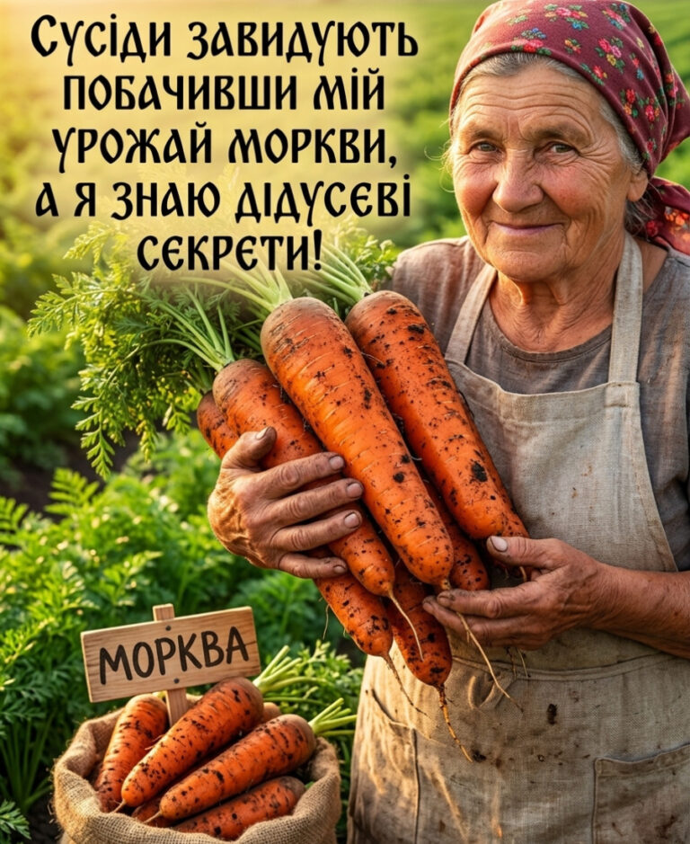 fb didusevi sekrety rozkryto morkva vyroste hihantskoyu ta sokovytoyu yakscho zrobyty tse miy didus pryhovuvav tse desyatylittyamy 130745