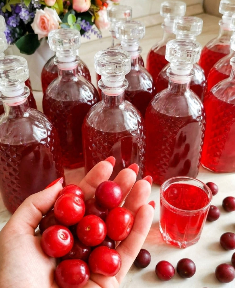 Рецепт на всі часи – НАЛИВКА З ВИШНІ 🍒 Експрес метод – готова вже за 6 днів! Ягоди можна брати будь-які!