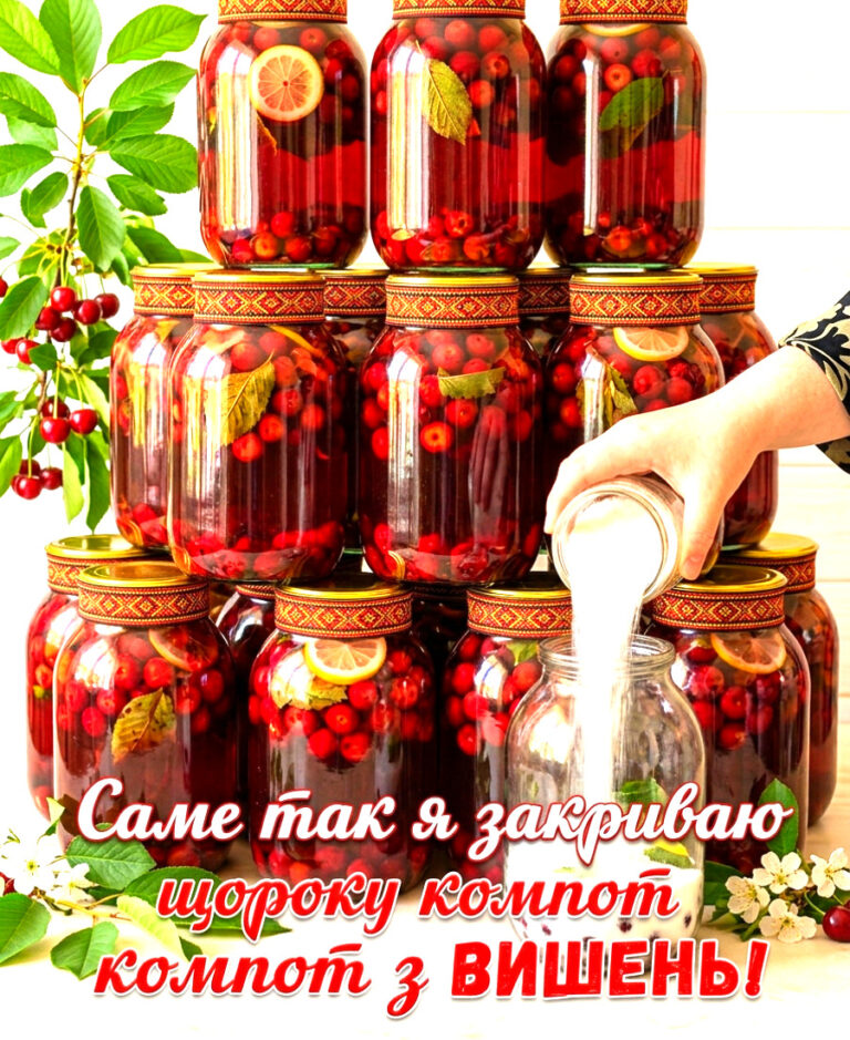 fb vyshnevyy kompot na zymu z m yatoyu ta lymonom kraschyy retsept bez sterylizatsii tsey neymovirnyy smak ne zrivnyaty ni z chym 114406