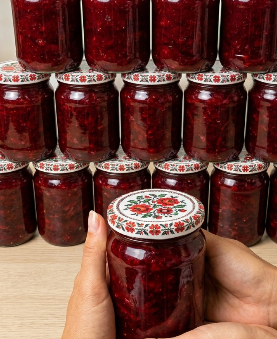 Рецепт-знахідка! Це стане Вашою улюбленою заготовкою! Салат «Оленка» з буряка на зиму – дуже смачний, універсальний і має гарний рубіновий колір